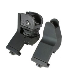 Back-up Sights with 45 Degree Mounts - Black